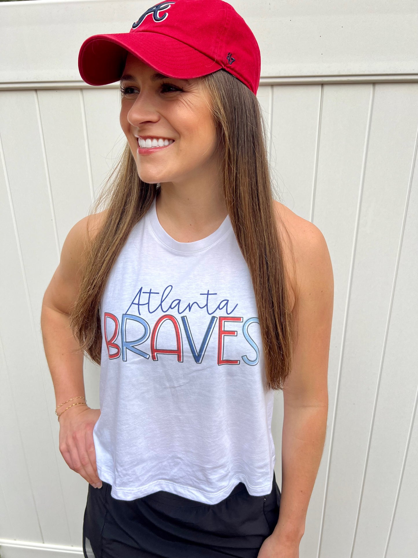 Atlanta Braves Crop Tank