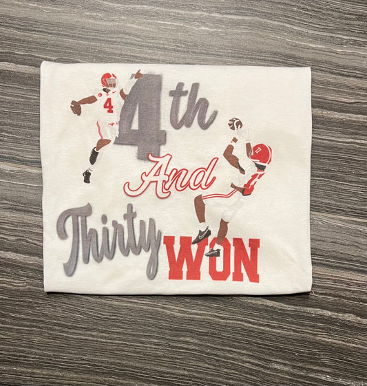 4th and Thirty Won T-Shirt